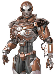 Naklejka premium knight vision stand up close up front view