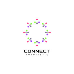 bio health chemical connect logo design