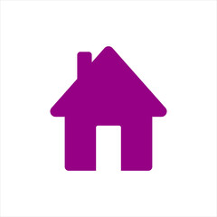 Home icon on a white background. Vector