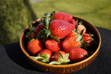 Fresh, aromatic strawberries from Greece