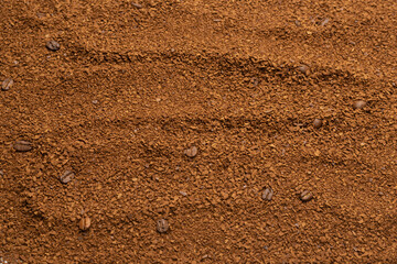 Instant coffee isolated on a background.