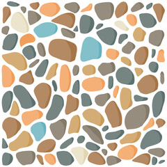 pebbles, label vector background