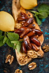 Fresh sweet dates fruit