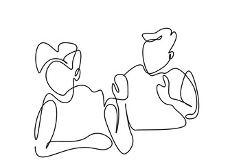 a father scolds his son and gets angry