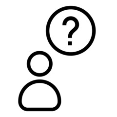 Support Flat Icon Isolated On White Background