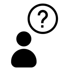 Support Flat Icon Isolated On White Background