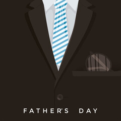 fathers day lettering poster