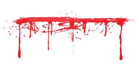 Red grunge blood line design