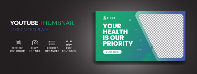 Medical Healthcare YouTube Thumbnail