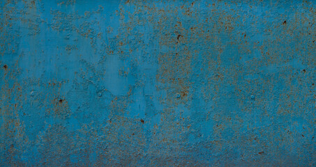 worn rusty metal texture background.Grunge rusty colored green, blue, metal steel  background...