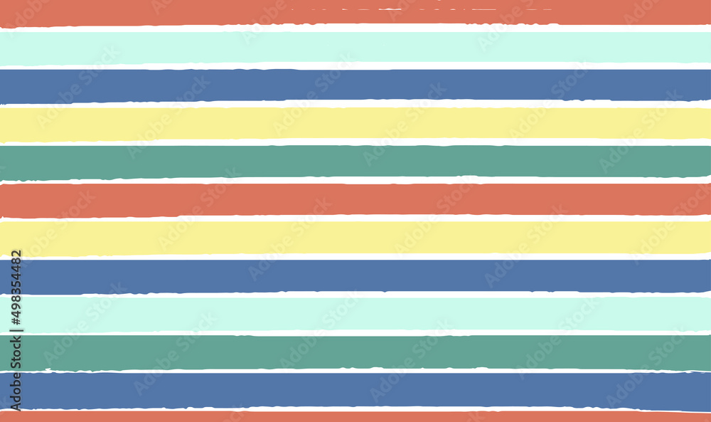 Poster colorful vector brush srokes texture. distressed uneven background made of lines of different colors