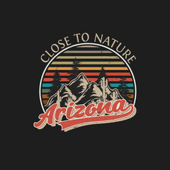 Vintage retro explorer, wilderness, adventure, mounatin adventure, hiking, camping emblem graphics t-shirt design vector template