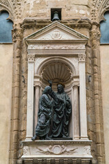 Fototapeta na wymiar statue of saint john the baptist in Church of Florence, Italy