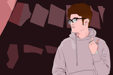 entre la ciudad y los grandes edificios