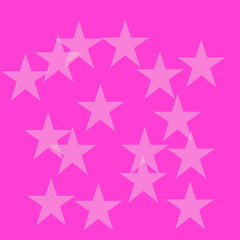 background in the form of colored stars on a colored background