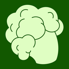 colorful broccoli, background, wallpaper, pattern, art © TK_Office