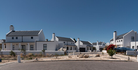 Obraz na płótnie Canvas Langabaan, West Coast, South Africa. 2022. New housing development in Langabaan on the West Coast of South Africa.