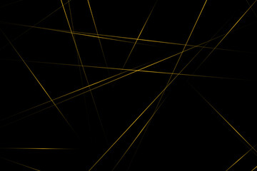 Abstract black with gold lines, triangles background modern design. Vector illustration EPS 10.