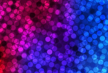 Dark Blue, Red vector layout with circle shapes.