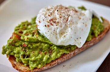 Homemade Avocado Toast with Egg