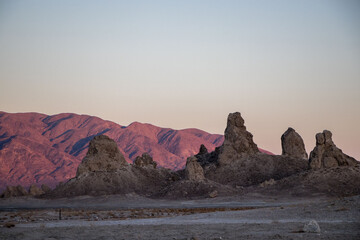 Sunset at the Trona Pinnacles