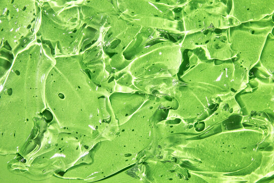 Transparent liquid Gel serum texture. Make-up and cosmetics texture background, skincare product and beauty cream, copy space