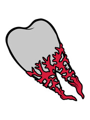 Horror Ausgeschlagener Zahn 