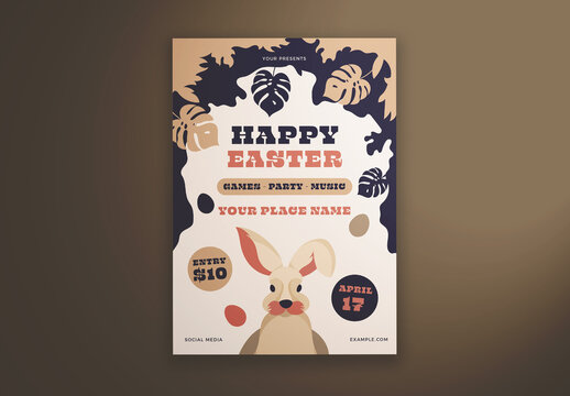 Happy Easter Flyer Layout