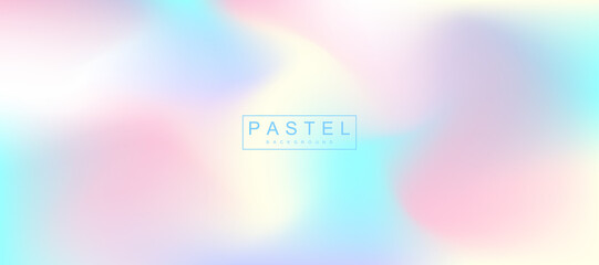 Abstract sky pastel rainbow gradient background. Innovation modern background design for cover, landing page. Ecology concept for your graphic design - obrazy, fototapety, plakaty