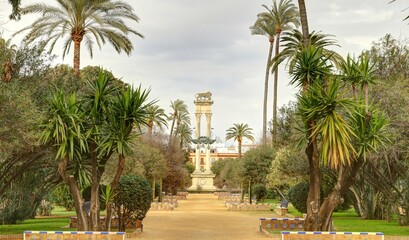 Fototapeta na wymiar centre ville de Séville et de ses rues en Andalousie