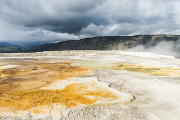 Terraces in Yellowstone National Park
