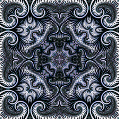 ornamental seamless element. pattern. Illustration abstract background. High quality illustration. Fractal.