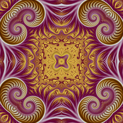 ornamental seamless element. pattern. Illustration abstract background. High quality illustration. Fractal.
