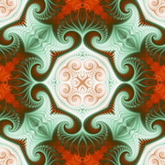 ornamental seamless element. pattern. Illustration abstract background. High quality illustration. Fractal.