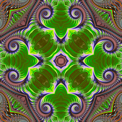 ornamental seamless element. pattern. Illustration abstract background. High quality illustration. Fractal.