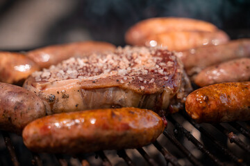 grilled meat seasoned with fine spices