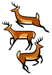 Stylized Animals - White-tailed Deer