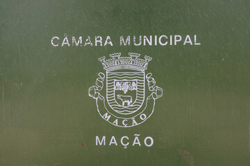 Camara Municipal Macao Logo on Green Background