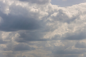 Dense cloudy sky for sky replacement