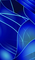 Abstract blue background with arrows