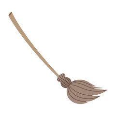 broom icon isolated