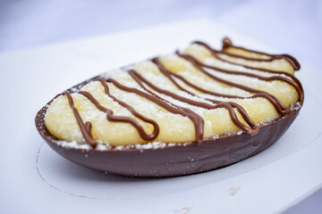 chocolate cake on a plate