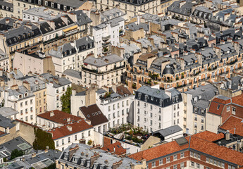 Fototapeta na wymiar Parisian rooftops