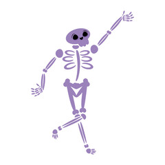 purple skeleton icon