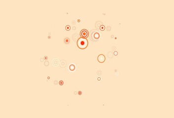Light Red vector texture with disks.