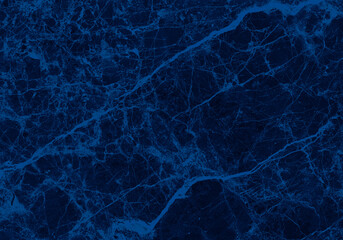 Marble patterned texture background. Surface with dark blue