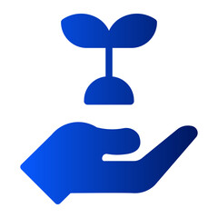 Fototapeta premium plant glyph icon