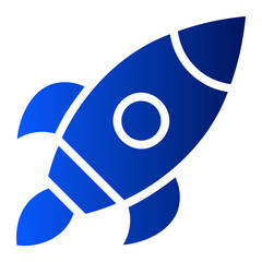 rocket glyph icon