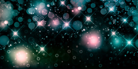 Obraz premium 光 夜空 星 背景