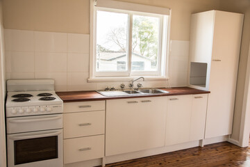 modern kitchen interior with kitchen